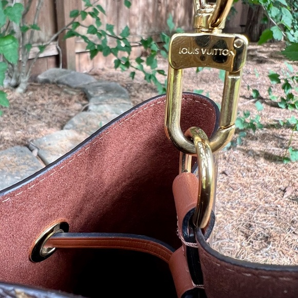 Louis Vuitton NeoNoe MM bucket bag Caramel Beautiful Receipt Shoulder Crossbody - Picture 15 of 16